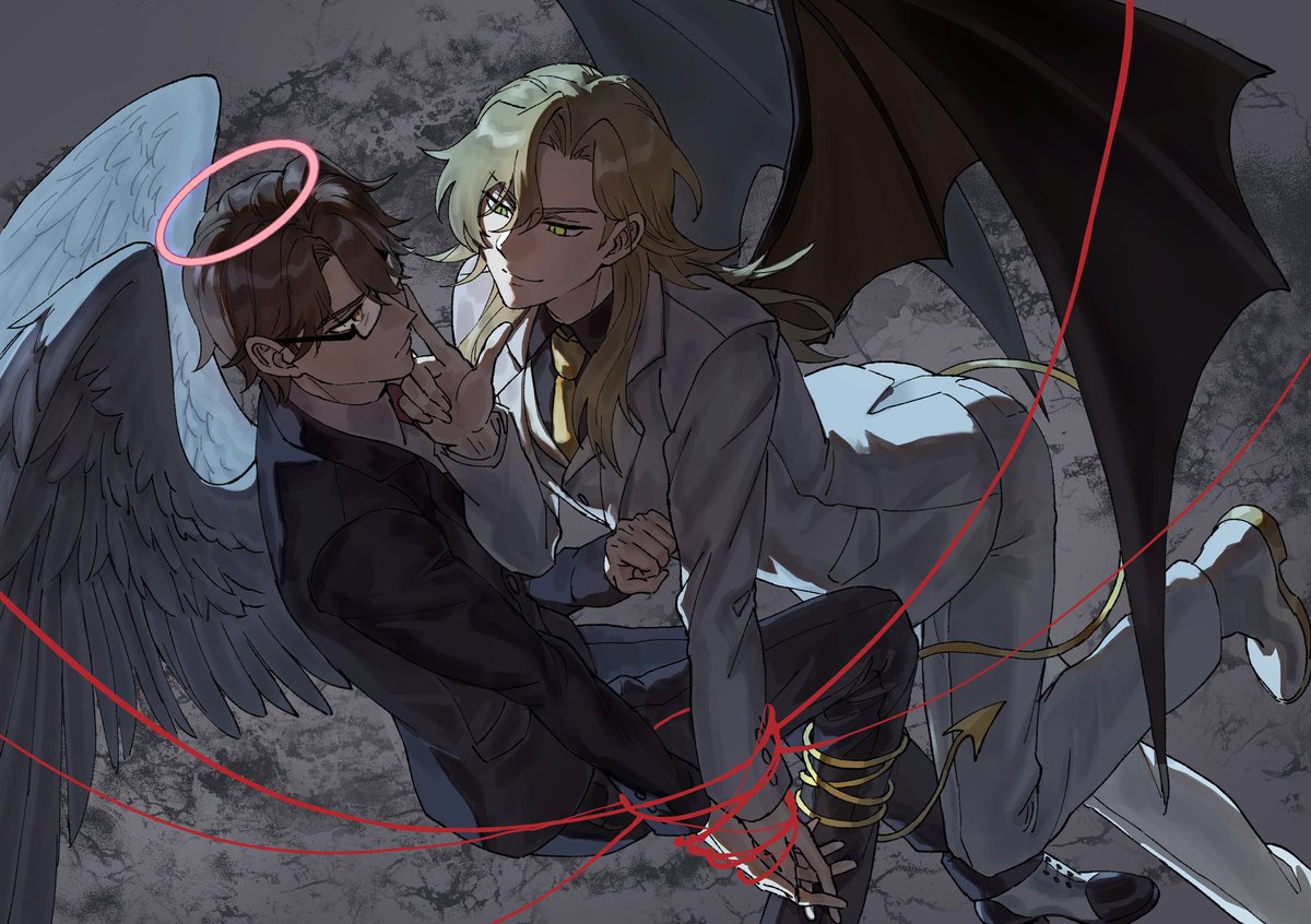 0529lt's tweet photo. A Hug With Angel Or Devil.

#weltyang #voidarchives #voidwelt https://t.co/t7gW2zDisl