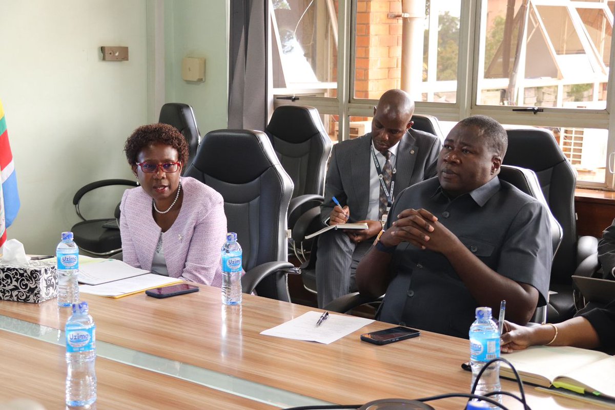 MinofHealthUG's tweet photo. Today, the Minister for Health, Dr. @JaneRuth_Aceng co-chaired the first meeting of the new Joint Health Steering Committee (JHSC) with the @USAmbUganda, William W. Popp. The committee will oversee the implementation of the five-year, $2.3 billion Health Memorandum of Understanding (MOU) signed in December 2025.  The committee will also serve as the principal governance mechanism for the intended co-investment of more than $1.7 billion from the United States and $577 million from #Uganda focused on combating infectious diseases including Malaria, HIV/AIDS, Tuberculosis, and Polio, while improving maternal and child health, strengthening Ugandan #health systems for global health security, and building institutional and workforce capacity to foster greater Ugandan self-reliance.
 
The JHSC aims to oversee successful execution of the MOU Implementation Plan once endorsed. This MOU Implementation Plan will provide a detailed trajectory for the $410 million in U.S. health assistance in the first year, Uganda’s co-investment, and rapidly expand implementation through the intended government-to-government agreement to advance long-term sustainability. 

The JHSC will provide strategic oversight, ensure accountability, and align programs with national priorities and applicable U.S. and Ugandan laws.  

Both governments are committed to this partnership, which reflects the principles of the Trump Administration’s America First Global Health Strategy by strengthening bilateral cooperation, and addressing infectious disease threats that affect both nations, by building local health system resilience. #MOHatWork | #HealthforAll  @USEmbassyUganda