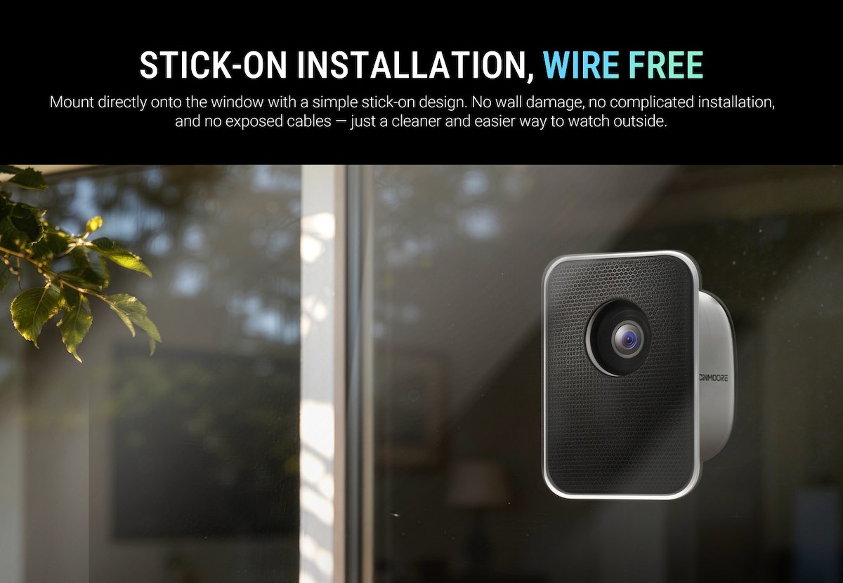 CinmooreAI's tweet photo. Window Camera for Home Security！#Cinmoore #BC22EU #WindowCamera #Camera #Wireless #NoWireNeeded #WiFi #Battery #FreeAI #CINMOORE https://t.co/mUVJ1iD4DY