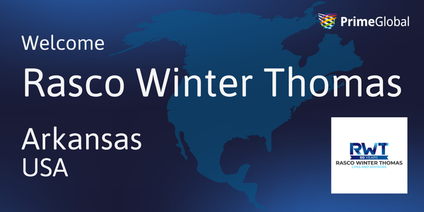 PrimeGlobalAcct's tweet photo. 🌏 We’re pleased to welcome Little Rock-based Rasco Winter Thomas (RWT) as the newest member firm in our North America region. With more than a century of combined experience, RWT brings strong expertise across audit, tax, accounting, and advisory services.

We look forward to working with Kevin Norton and the entire RWT team as part of the PrimeGlobal community. 🤝
 
Read the full article: https://t.co/9Q5dQhaqnn
 
#PrimeGlobal #NewMember #NorthAmerica #Accounting #Advisory