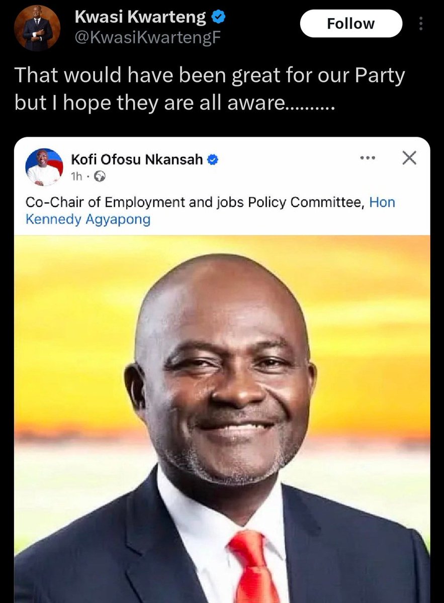 nyavorx's tweet photo. Bawumia, after unleashing his mad dogs like KOKA, Dr Ekua Amoakoh, Botchwey Jr., Abronye, etc. to insult Ken, now wants to form a unity party.

The #KENNECTED boys say 'la lie' enfa. It won't work. 😹😹😹 https://t.co/TNeNI1zC7m