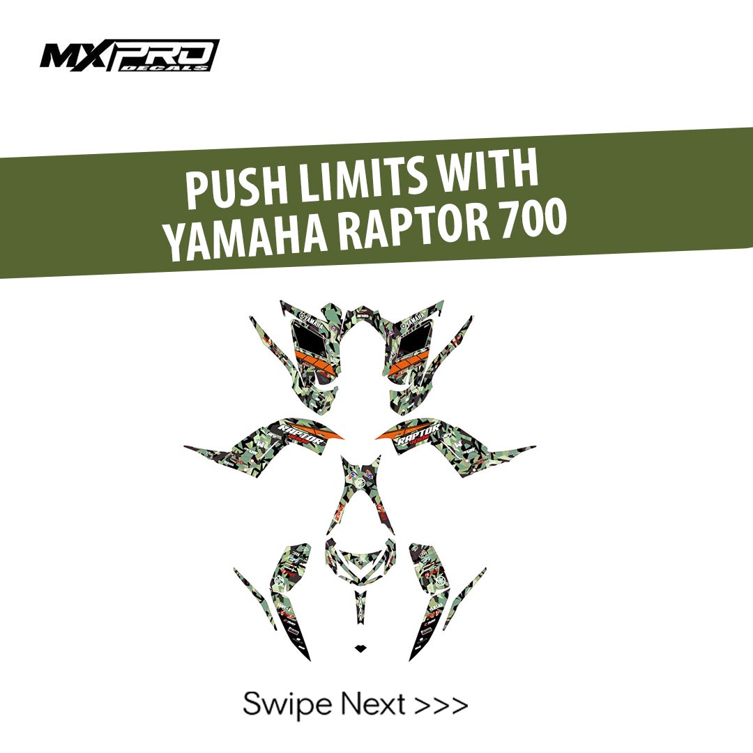 MXPRODECAL's tweet photo. Push limits. Own the terrain. Turn heads. 🏁

Custom Yamaha Raptor 700 decal kits built for riders who refuse to blend in.

Customize yours today: https://t.co/kXyScxuPCJ

#MXProDecals #YamahaRaptor700 #ATVDecals #CustomDecals #ATVLife https://t.co/gsDhh1GdcP