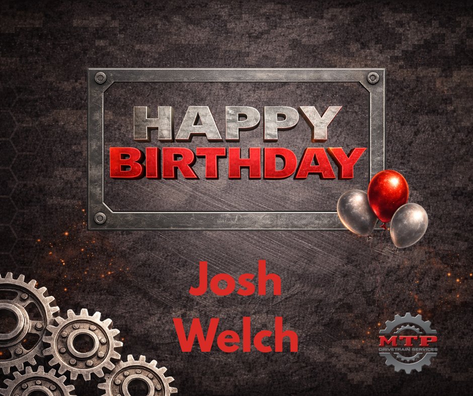 mtpdrivetrain's tweet photo. 🎉 Happy Birthday, Josh! Your sense of humor keeps us all on our toes and we wouldn’t have it any other way 😄 Also, we owe you a belated shoutout on 4 years (missed it on Feb 14th ❤️) So double the celebration today! 🎂👏 https://t.co/2QveWjUUIM