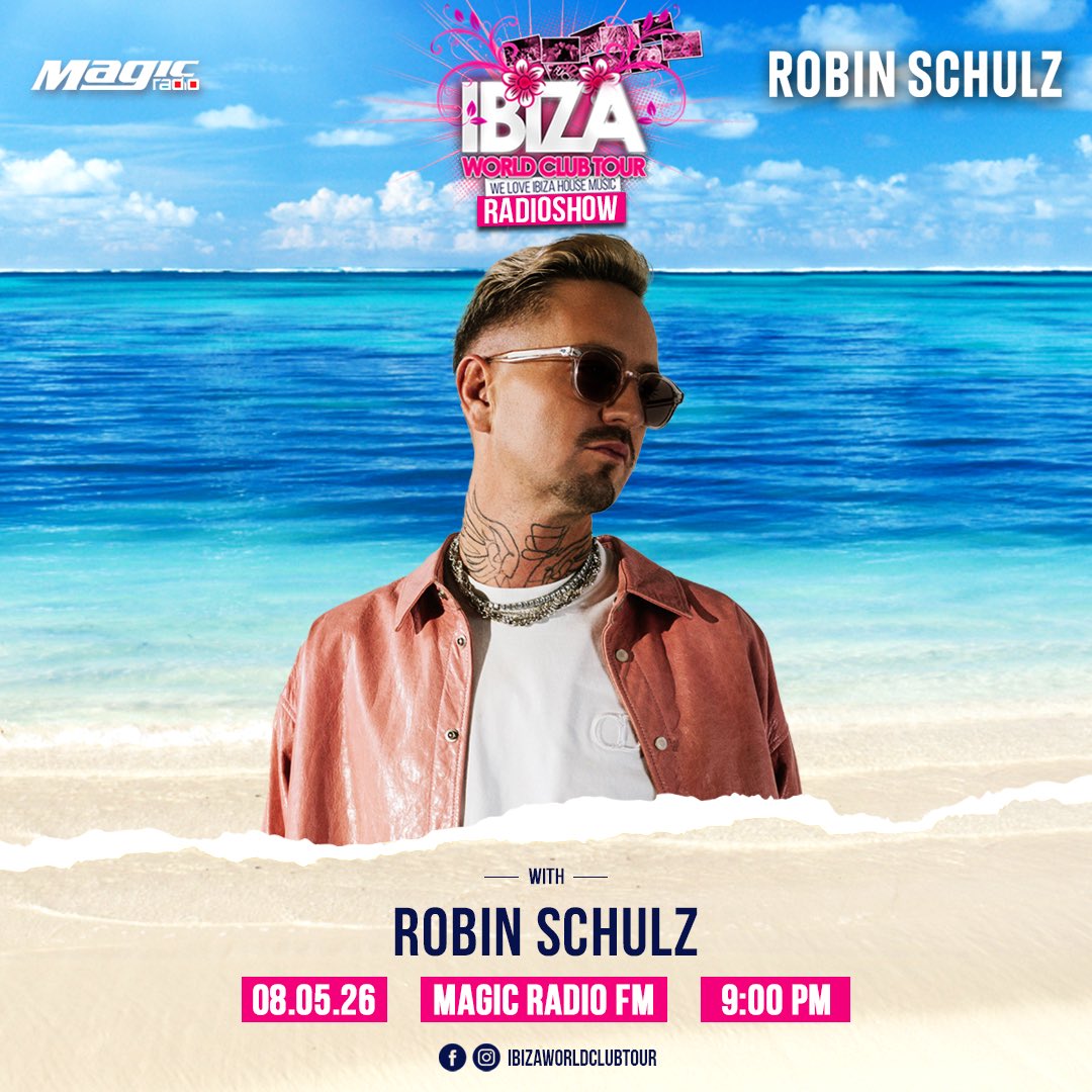 Tonight 21:00 hrs local time @ibizaworldclubtour #magicradio #worldwide #uk #fm #broadcast