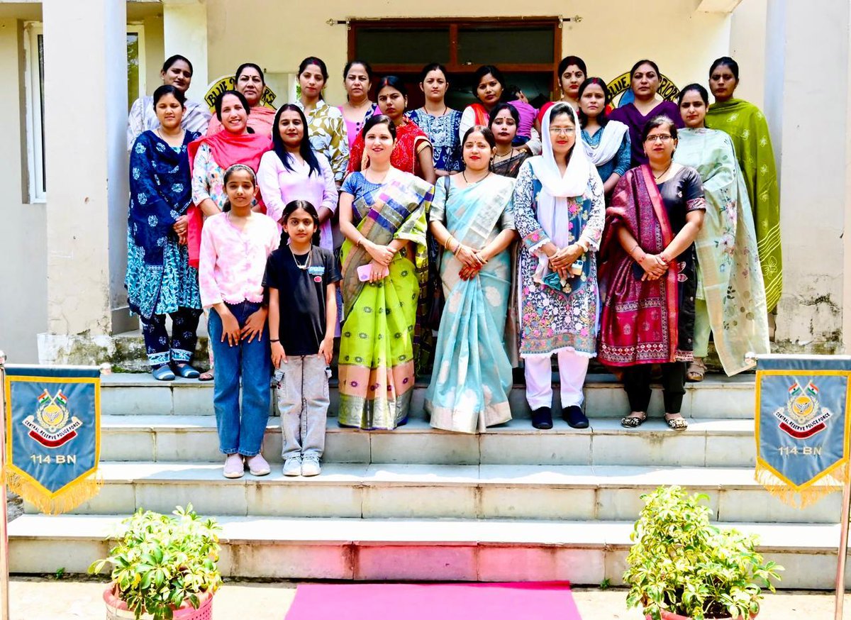 R114raf's tweet photo. RCWA-114 RAF organised an awareness lecture on the topic “Focus on women’s health” at Unit Hqr for families of unit personnel. Program was led by Smt. Ritu Jha, Head RCWA-114, and the session was conducted by Dr. Varsha Saini, SMO, highlighting important aspects of women’s health https://t.co/srKZGzg1LM