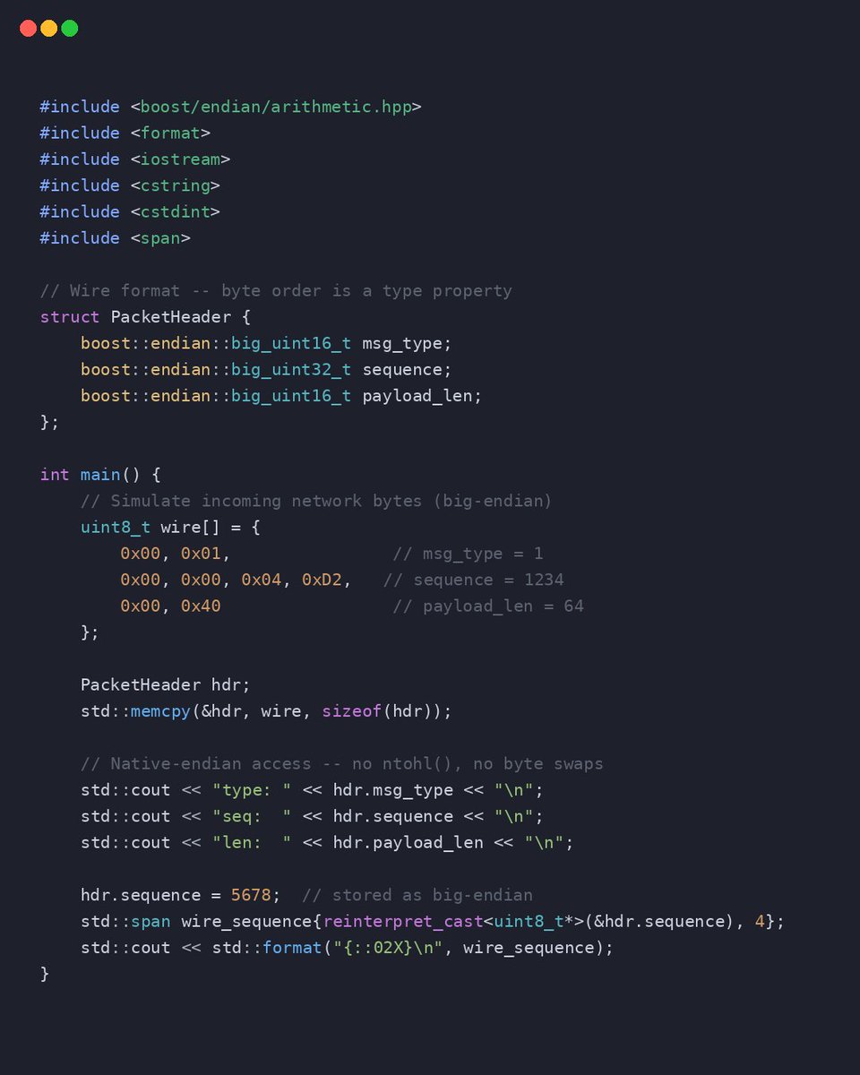 Boost Blueprint 043: Boost.Endian. Byte order becomes a compile-time ...