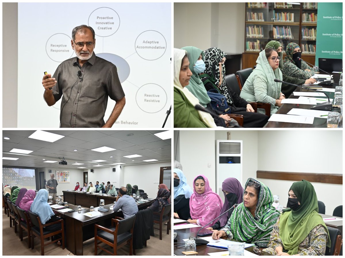 IPS_1979's tweet photo. “Teachers are not only educators but character builders.”
Addressing #IIUI faculty members at #IPS in a lecture talk, Mr. #Khalid #Rahman, Chairman, IPS, highlighted the need to nurture #proactive, #innovative, #creative, and #ethically #grounded students. https://t.co/JLWBcMYfSj