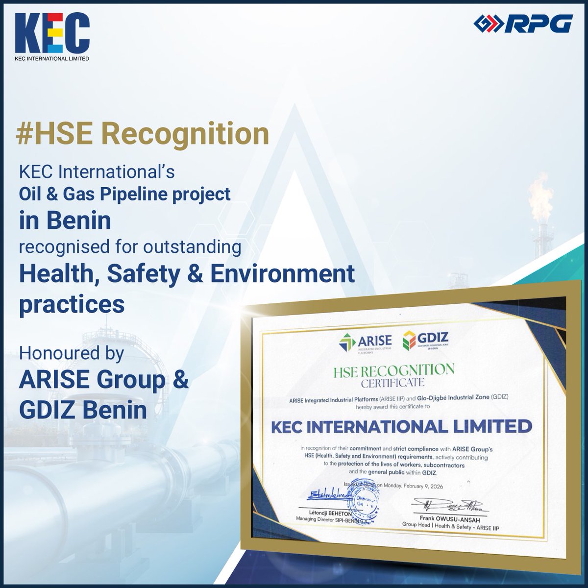 KEC International tweet media