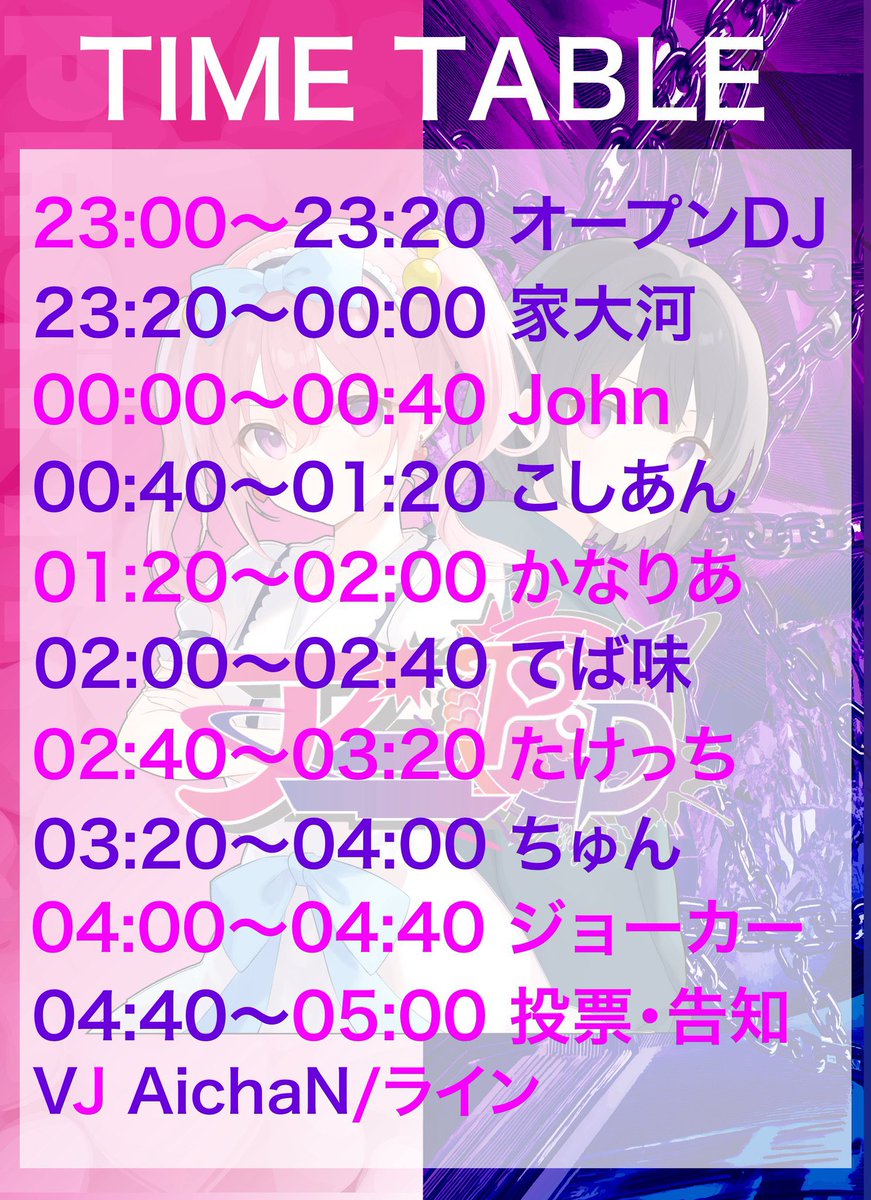 明日の夜は #アニPoD！！
かっこいいなんかに負けない！！

目標はてば味さんに戻されないくらいかわいい空気です、対戦よろしくお願いします

🗓5月9日(土)23時〜
🏡@MILULARI Legacy

⬇️詳細･参加表明⬇️
twipla.jp/events/721883