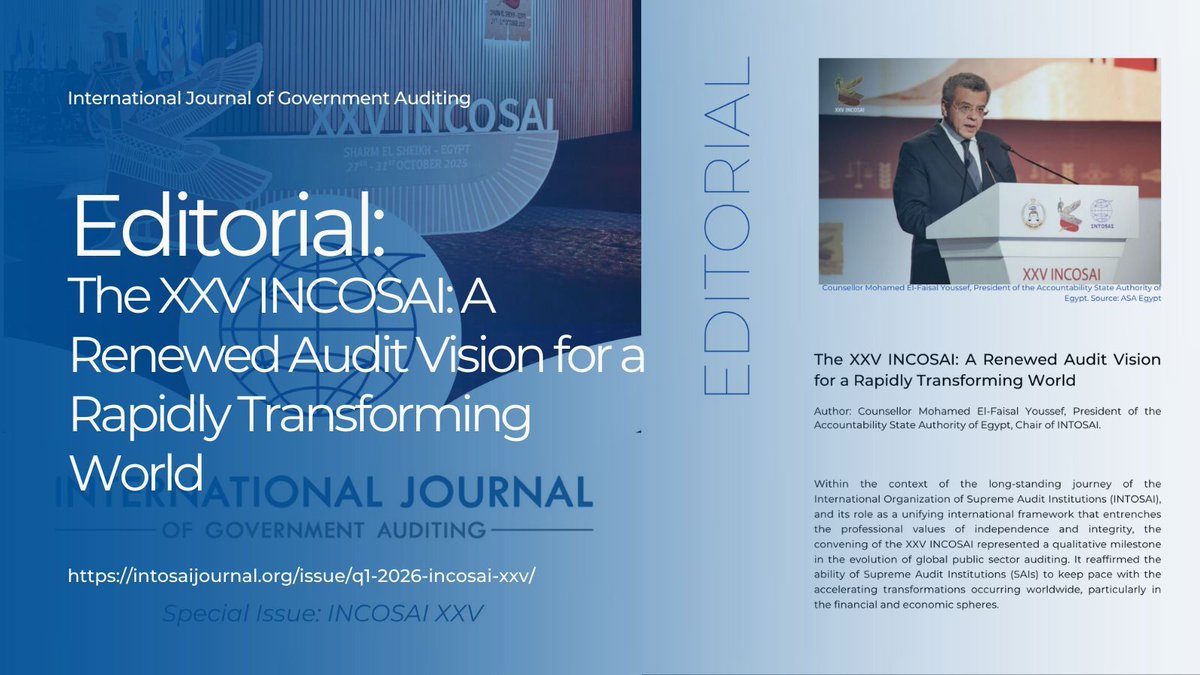 INTOSAI Journal tweet media