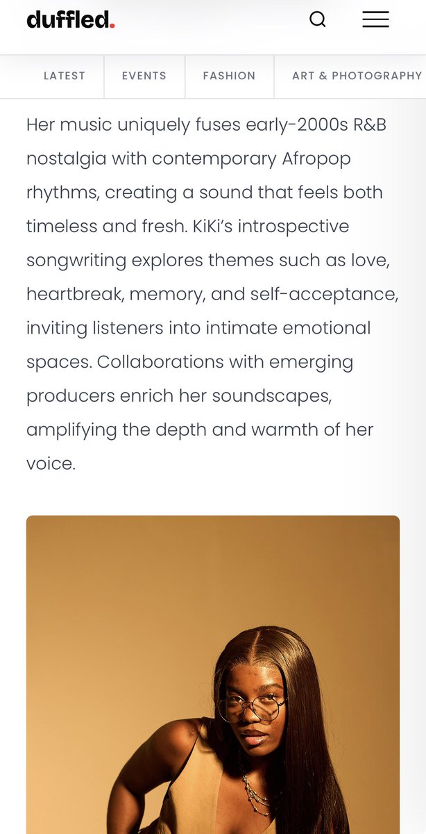 Kiki_Celinee's tweet photo. I am sincerely grateful to every platform that highlights my artistry. Thank you for the feature @DuffledMagazine from Uganda 🇺🇬 https://t.co/hHhVu0MbtN