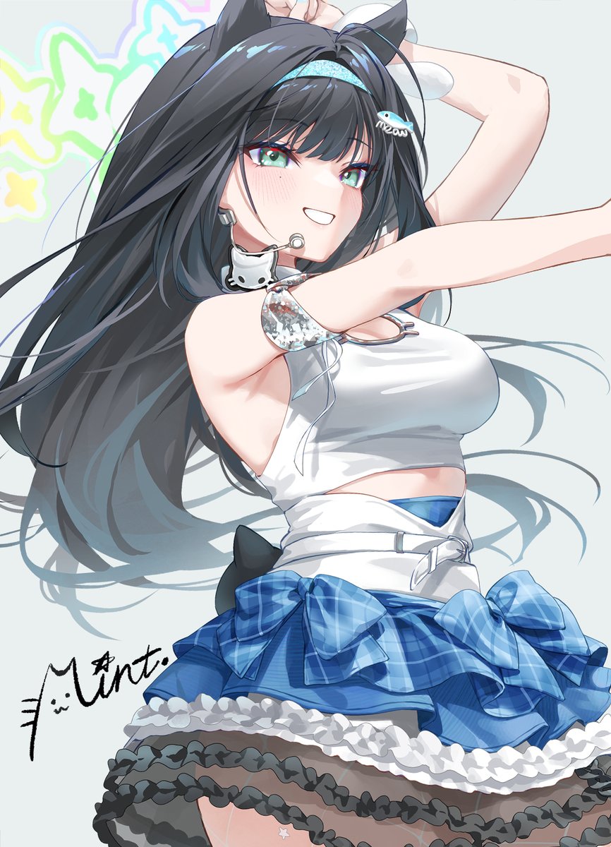 aeon_ion's tweet photo. Mint🐱
#NIKKEfanart https://t.co/oGpMjA38IE