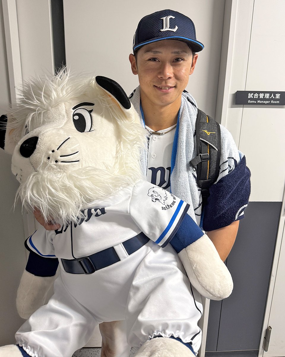 ナイスバッティング🙌
 
#林安可 選手
#平沢大河 選手
 
#seibulions #打破 #圧倒的至近距離 #おめかしシリーズ