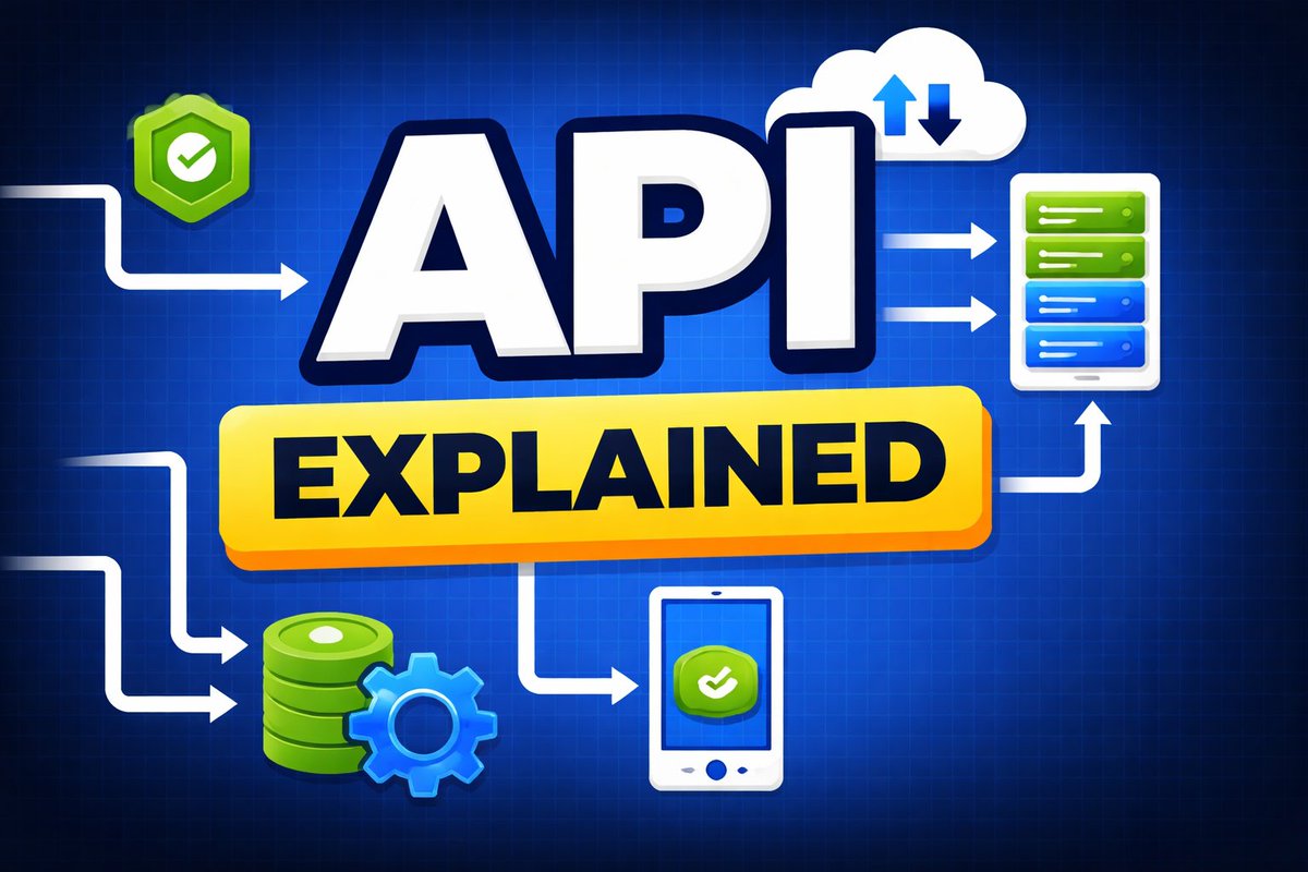 Are you you confused when you hear the word API? You're not alone.

In this video I break it down into its simplest form😉

Link: youtu.be/XWJxdzF2Ifg?si…