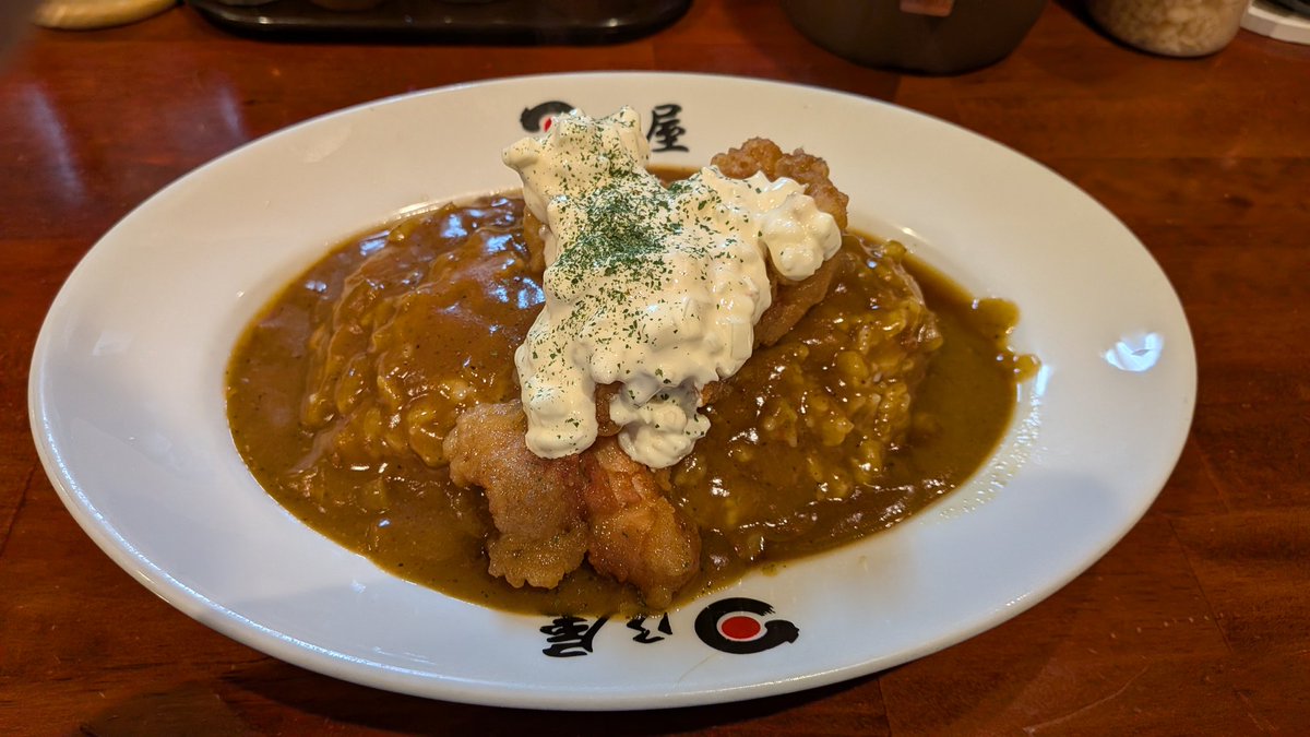 LapisPgr's tweet photo. 至高のカレー
チキン南蛮が美味すぎて食べた後カレーの味を忘れる https://t.co/IjhWUoDkyE