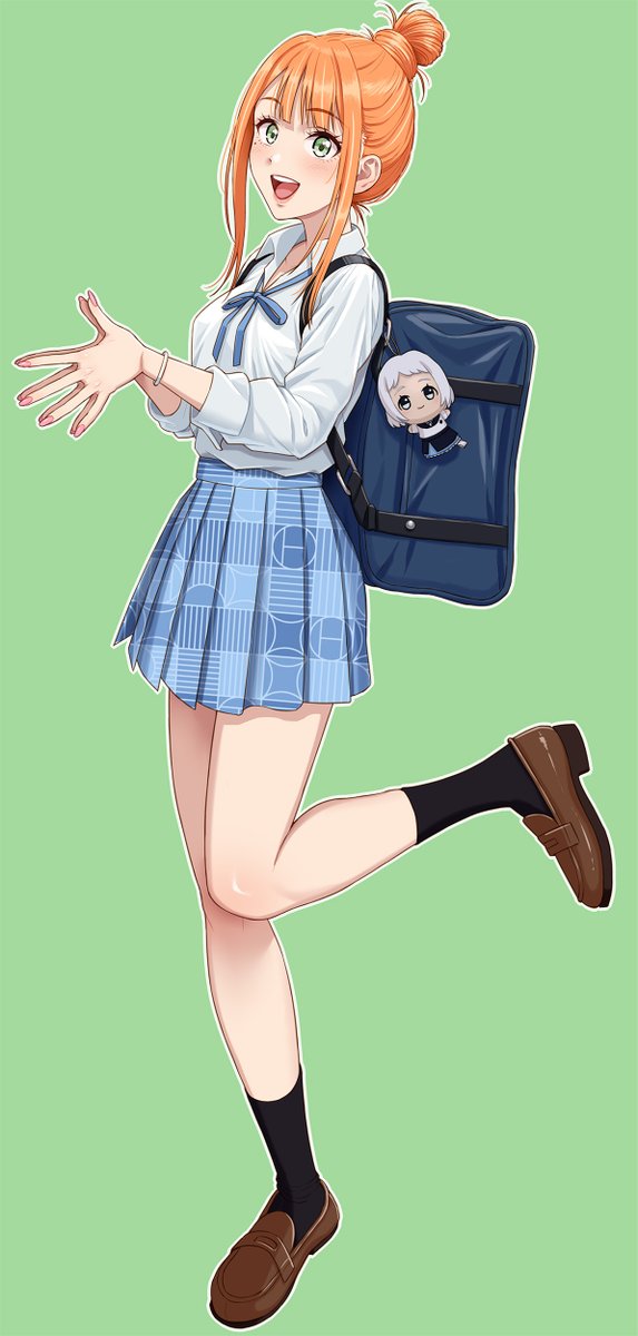 清夏ちゃはお団子ヘアにしてほしいという願い 
