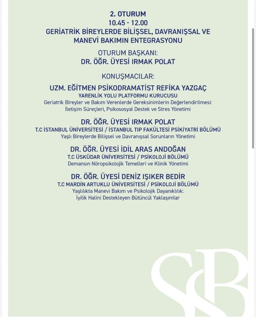 denizerbedir's tweet photo. Çok kıymetli bir sempozyumdayım. Yaşlılığın artık daha sık konuşuluyor olması ülkemiz adına sevindirici. Burdan çıkan politika önerilerinin uygulanması dileğiyle… https://t.co/jAXbca7r77