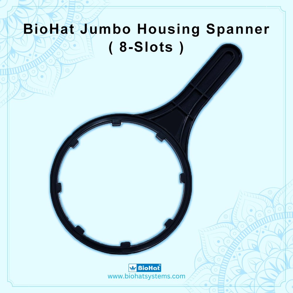 biohatsystems's tweet photo. 🔧 Spanner for 20 Inch Jumbo Housing Filter (8-Slots) 💧

✅ Designed for 20” Jumbo Housing Filters
✅ Compatible with 8-slot filter housings

👉 Buy: https://t.co/TtPbySZTcb
📞 Call: +91 7350347467

#Spanner #JumboSpanner #ROTools #IndustrialRO #WaterFiltration #BioHatSystems https://t.co/c3zfSmxayw