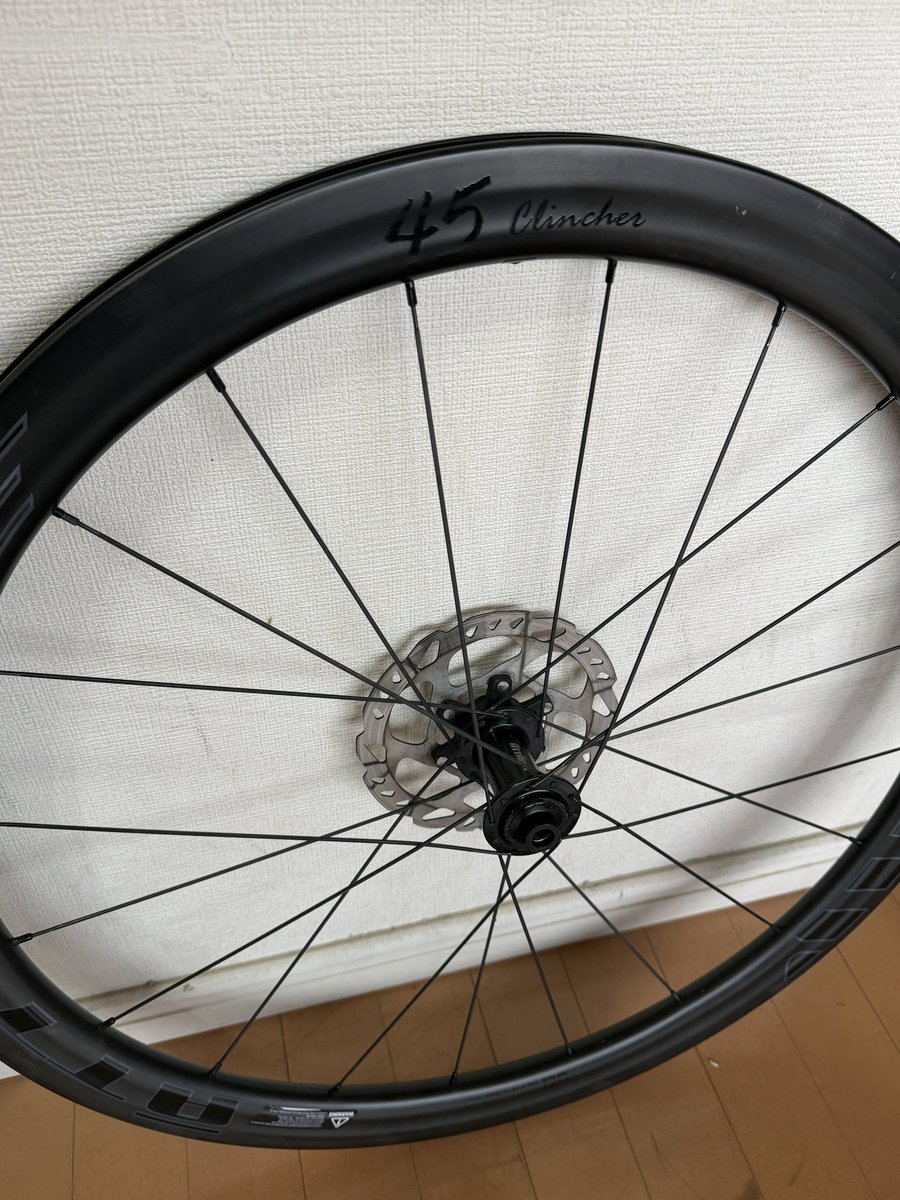 ATTAQUE 45mmカーボンホイール クリンチャー ディスクローター付き