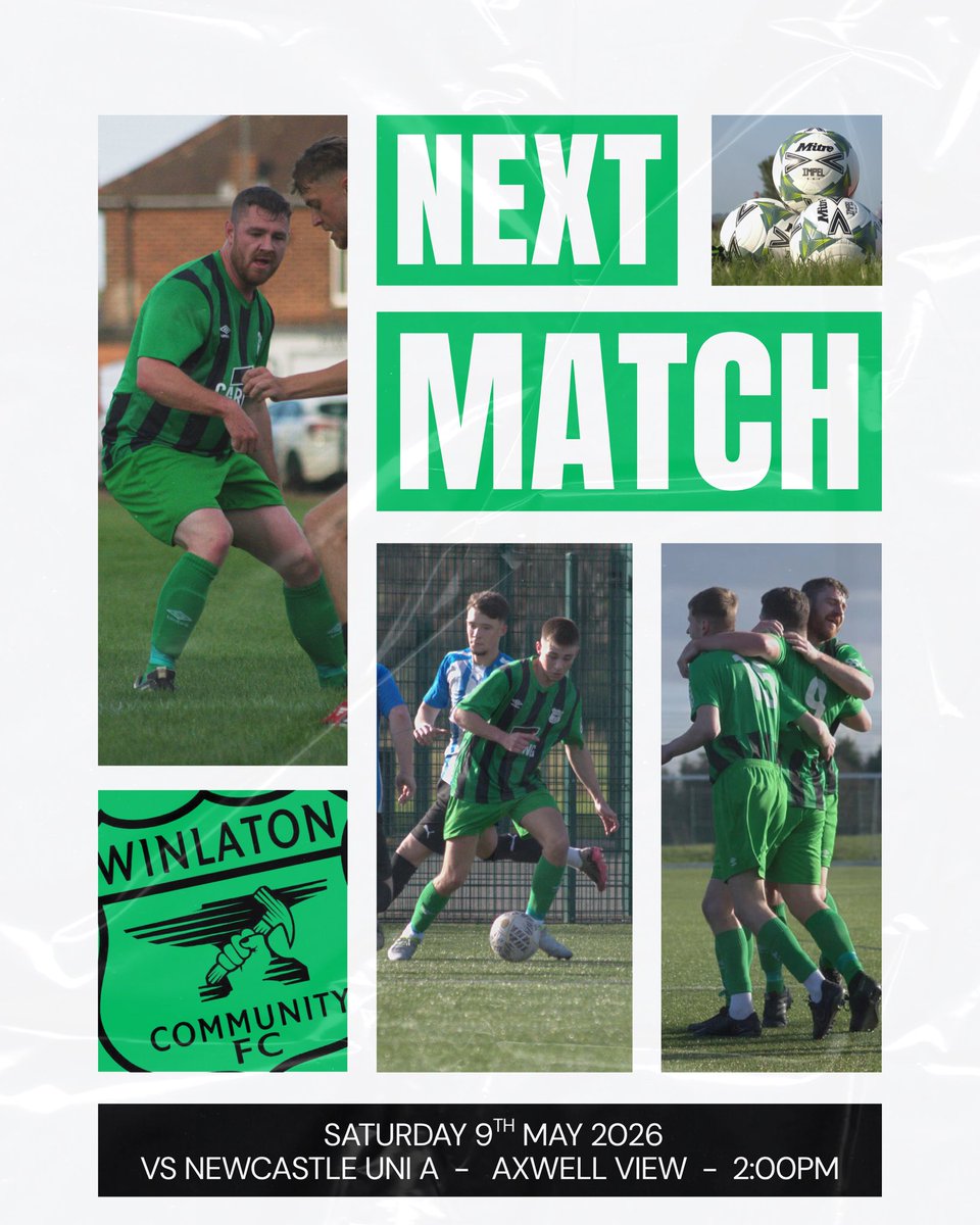 WinlatonFC's tweet photo. 𝙉𝙀𝙓𝙏 𝙈𝘼𝙏𝘾𝙃…

MATCH SPONSOR: CR Coaching

#WCFC 🟢⚪️⚫️ https://t.co/WbOEYWk2va