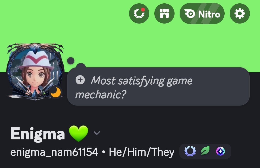 Hi everyone... I think I'm gonna plug in my discord here for a bit...

I'm going to be looking for new friends... so to my oomfs, moots, or anyone interested in wanting to be friends with me... I won't mind at all...