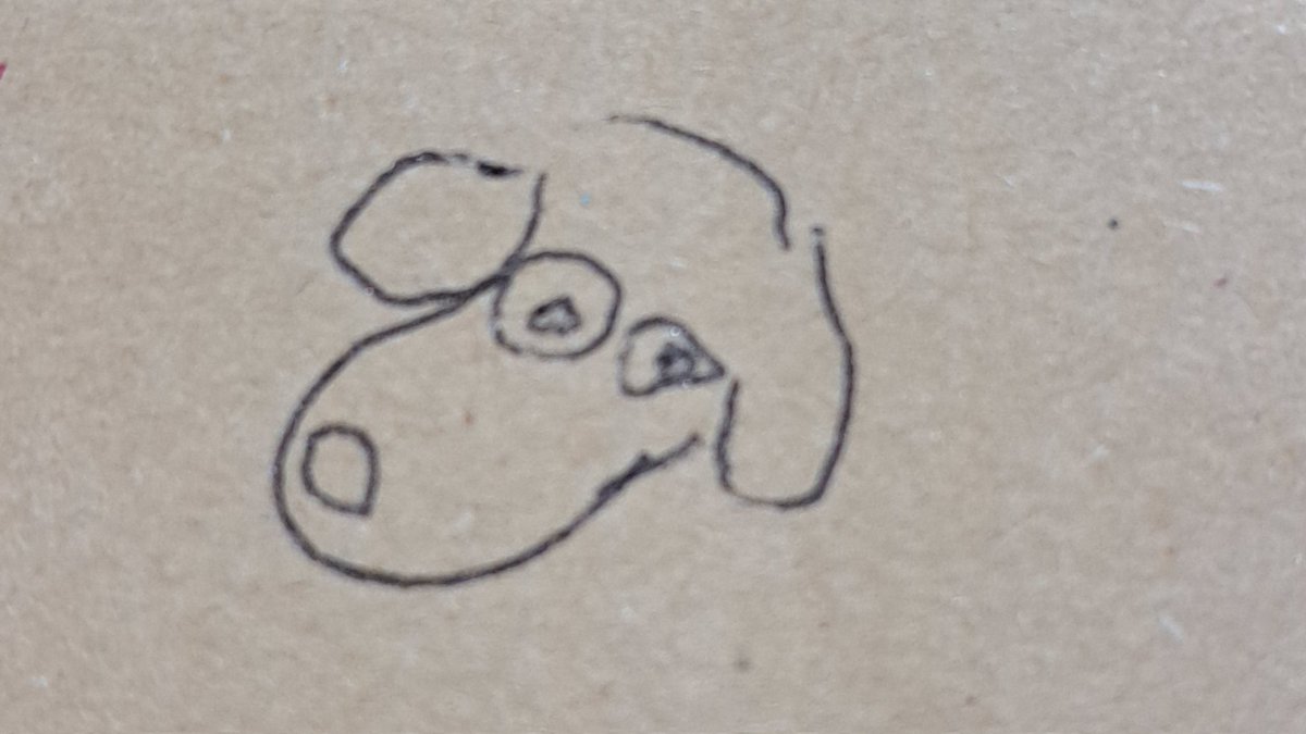 そう言えばこの絵の答え合わせを…！ 正解はアンパンマンのめいけん