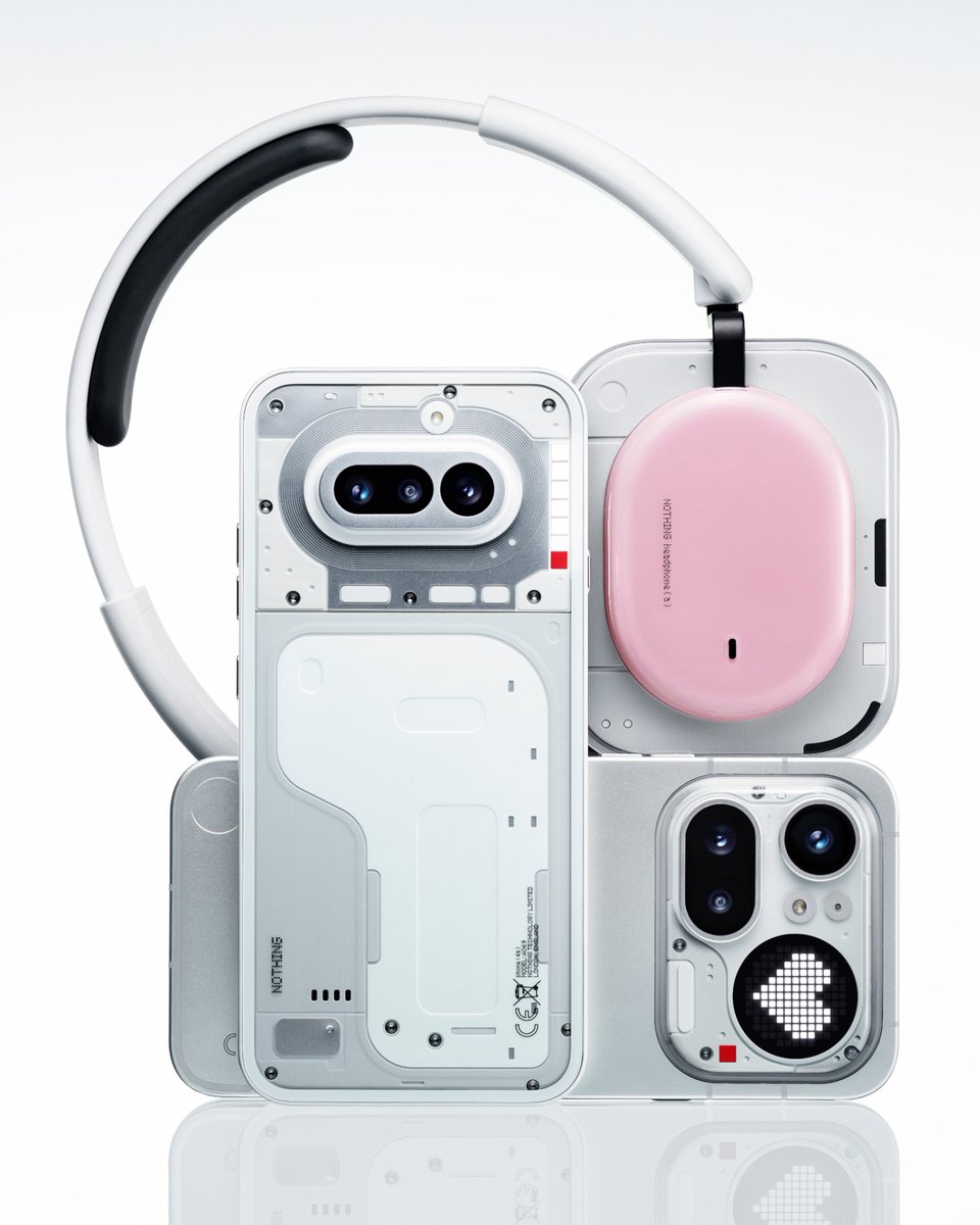 NothingJapan's tweet photo. Phone (4a)、Phone (4a) Pro、Headphone (a)。どれも誰にも似てなくて、どれもまぎれもなくNothing https://t.co/2RvXkh340l