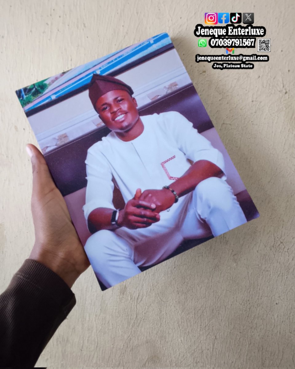 enterluxe's tweet photo. 7 by 9 frame size
#4500
Location: Jos, Plateau State 

Whatsapp/Call: 07039791567 https://t.co/OkUAp3zCQd
