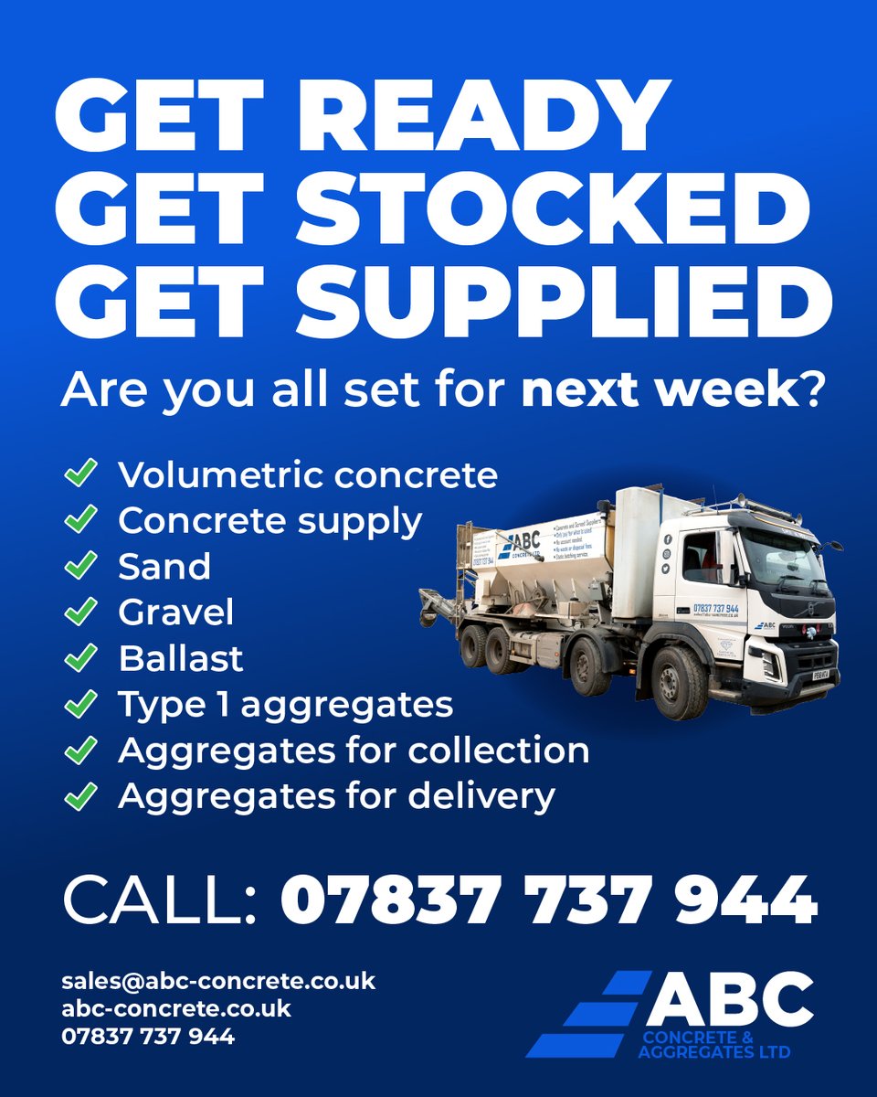 ABC Concrete & Aggregates (@concrete_abc) / Posts / X