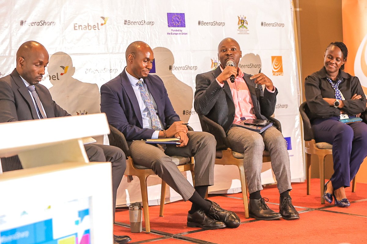cipesaug's tweet photo. The Multi-stakeholder Dialogue on Business and Digital Rights successfully concluded yesterday. We are deeply grateful to everyone who made this event a resounding success, our partners at the European Union, @EnabelinUganda , and the Ministry of Gender, Labour and Social Development, as well as the brilliant state and non-state actors, business leaders, and digital rights advocates who joined us.

As we transition into Uganda's digital future, here is a quick look at the vital lessons and facts shaping our path forward:
🟧Human-Centric AI Strategy: Uganda is in the final stages of its National AI and Emerging Technologies Strategy, aligning with global standards (like      ISO/IEC 42001) to position the country as East Africa’s leading tech hub      by 2040 while keeping human rights at the core.

🟧Empowering  the Grassroots: Evidence Methods Lab reminded us that digital  rights awareness belongs to everyone. Using local languages like Luganda and Runyankole with simple, relatable storytelling is how we truly      bridge the digital divide for our SMEs.

🟧DPI as an Enabler: Digital Public Infrastructure (DPI) is critical, not  just for secure KYC and financial integration, but for creating a fair, remote-work-friendly economy where young content creators are fairly      compensated.

🟧Sovereignty      & Security: True data sovereignty means ensuring Ugandans have the      local technical capacity to manage, protect, and control their own data      independently.
#BeeraSharp