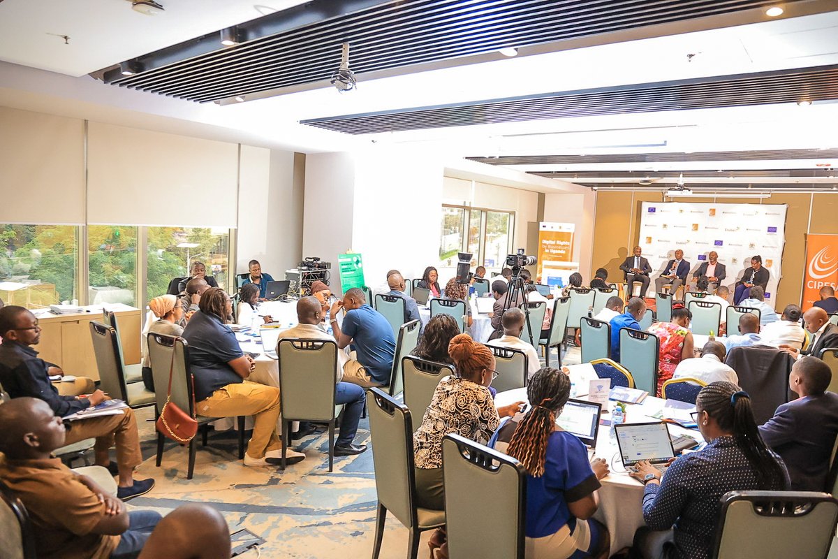 cipesaug's tweet photo. The Multi-stakeholder Dialogue on Business and Digital Rights successfully concluded yesterday. We are deeply grateful to everyone who made this event a resounding success, our partners at the European Union, @EnabelinUganda , and the Ministry of Gender, Labour and Social Development, as well as the brilliant state and non-state actors, business leaders, and digital rights advocates who joined us.

As we transition into Uganda's digital future, here is a quick look at the vital lessons and facts shaping our path forward:
🟧Human-Centric AI Strategy: Uganda is in the final stages of its National AI and Emerging Technologies Strategy, aligning with global standards (like      ISO/IEC 42001) to position the country as East Africa’s leading tech hub      by 2040 while keeping human rights at the core.

🟧Empowering  the Grassroots: Evidence Methods Lab reminded us that digital  rights awareness belongs to everyone. Using local languages like Luganda and Runyankole with simple, relatable storytelling is how we truly      bridge the digital divide for our SMEs.

🟧DPI as an Enabler: Digital Public Infrastructure (DPI) is critical, not  just for secure KYC and financial integration, but for creating a fair, remote-work-friendly economy where young content creators are fairly      compensated.

🟧Sovereignty      & Security: True data sovereignty means ensuring Ugandans have the      local technical capacity to manage, protect, and control their own data      independently.
#BeeraSharp
