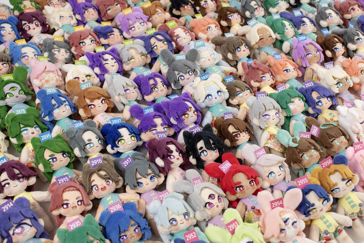 okadayahonten's tweet photo. ／
新宿オカダヤ ぷにみおビレッジ3
展示個体をWEB公開しました‼
＼

シリアルナンバー 2791～2940 の150体は
会場でお好みの個体を選べる「来場式販売」
※事前来場抽選あり

シリアルナンバー 2941～2960 の(2体で1組) 合計20体は
価格提示で参加する「ブラインドオークション方式販売」での販売となります。

詳細は公式サイトをご確認ください。
▶https://t.co/Ojr9idGa5t