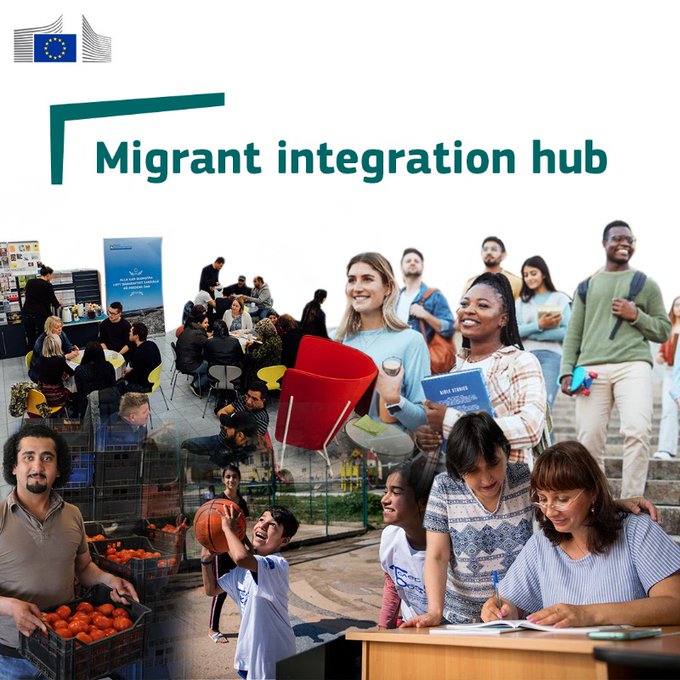 EUHomeAffairs's tweet photo. The migrant integration hub is the EU’s main source of information on the inclusion of migrants.

It brings together information about EU initiatives supporting integration.

Check news and stories of successful projects from all the 27 EU countries ➡️ https://t.co/tw4BgP2Fcn https://t.co/nh7BUOXclW