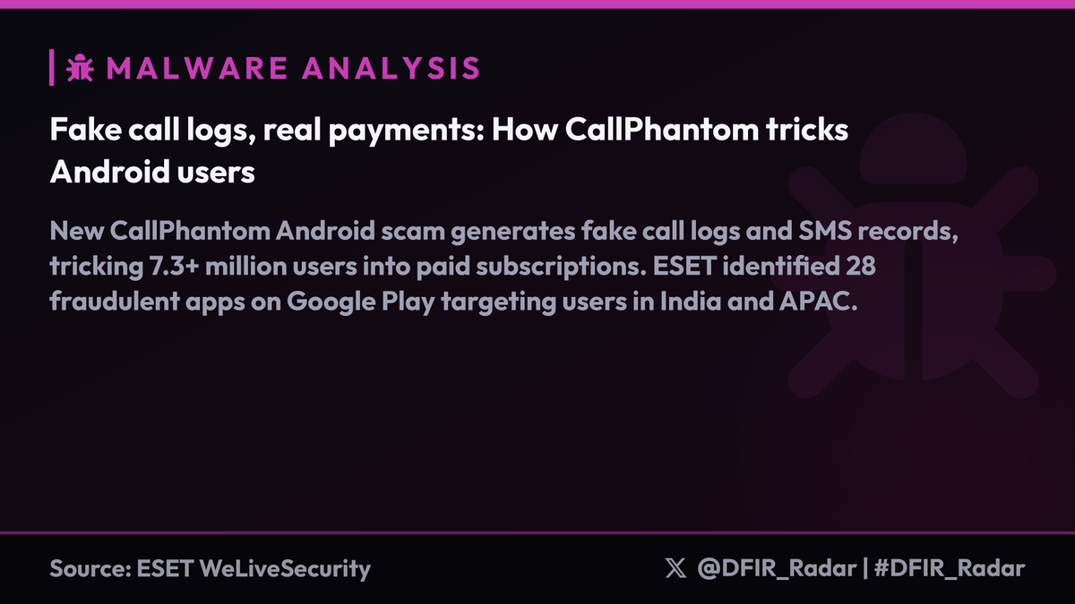 DFIR Radar tweet media