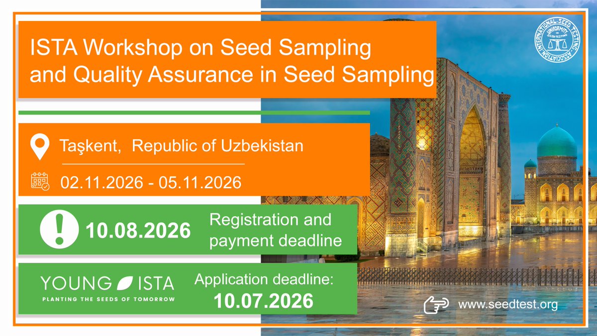 ISTA - International Seed Testing Association tweet media