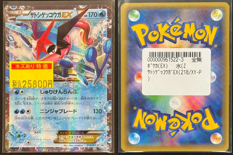 画像のｻﾄｼｹﾞｯｺｳｶﾞEX(218/XY-P)と ピカチュウは完売いたしました。 ご