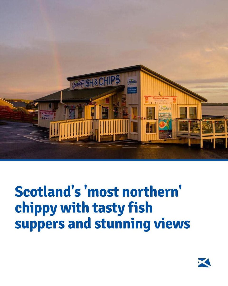 janetcwebsterb1's tweet photo. ##fishandchipFriday at Frankie's way up at Brae in the Shetland Islands https://t.co/w6wXNmsxy1