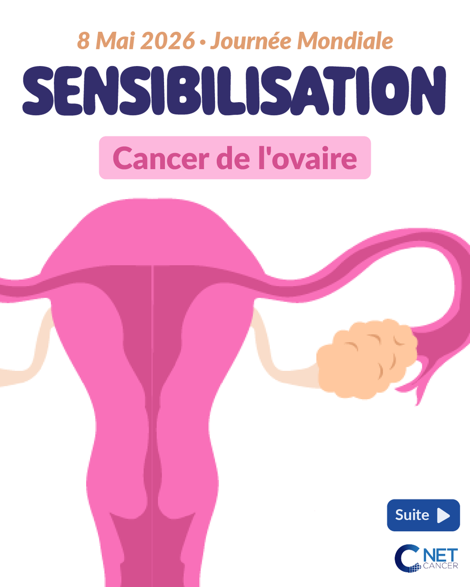 NetCancerFrance's tweet photo. 🎗️ SENSIBILISATION - 8 Mai 2026 · Journée Mondiale

Cancer de l'ovaire
Le cancer qui se tait trop longtemps.
Ensemble, faisons entendre sa voix. https://t.co/XJ5W9ZncRg