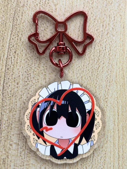 「オムライスアクキー」BOOTH( )にて販売再開いたしました。 リボン型のナスカンとつやつやケチャップ、レース柄が透けてかわいいです よろしくお願いいたします