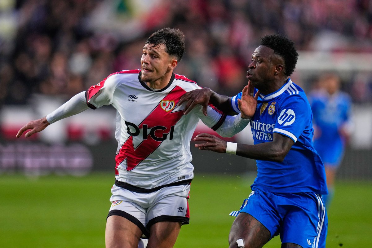 DougieCritchley's tweet photo. Massive team effort for Palace to reach the Conference League final with less heralded members of their squad like Canvot and Richards really stepping up.

Ismaïla Sarr with 9 goals in 14 Conference League games, 19 for the season, phenomenal.

For someone so tall, he’s a really deft and clever finisher.

For Rayo, they’ll need Mitchell to keep a firm grip on Andrei Rațiu on their right flank.

Physically blessed, tenacious and a great dribbler, he’s their key threat!

He’s currently being linked with Barcelona, and he features in a YouTube video I have coming out on Sunday.