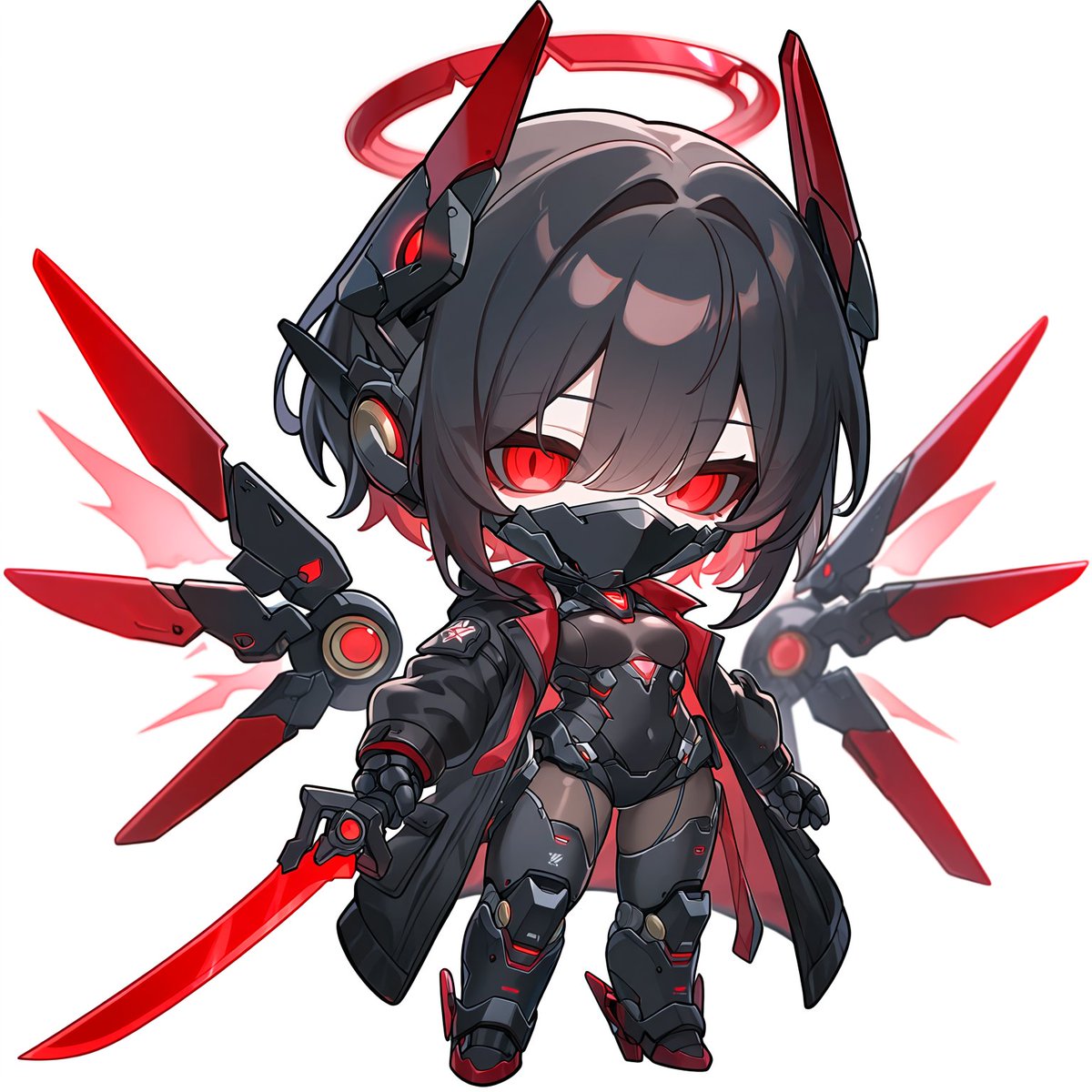 サマエルさんデフォルメにすると結構かわいいな…　インナーカラーかってにはいるがまあいいか
#AIart️️️️️️️️️️️️️️️️️️️️️️️️️️️️️️️️️️️️️️️️️️️️️️️️️️️