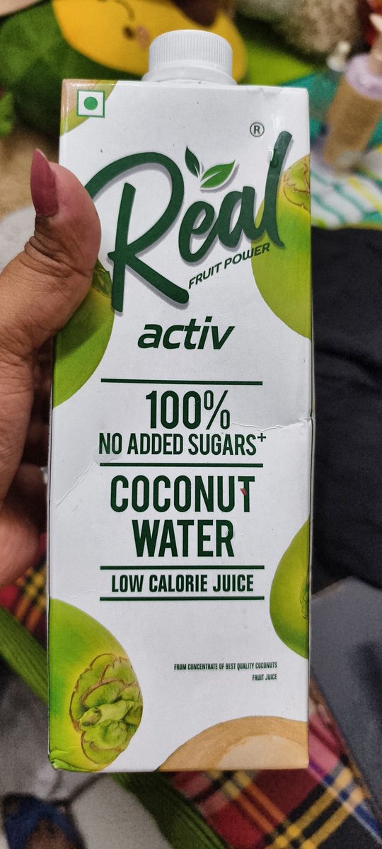 Sunshine_Soniya's tweet photo. @Realjuices I ordered a coconut water tetra from Swiggy Instamart and when I opened it the water stinks and it is not appropriate to even drink. It's expiry shows december 2026. What the hell is this? @fssaiindia https://t.co/029ZJ3c4wV