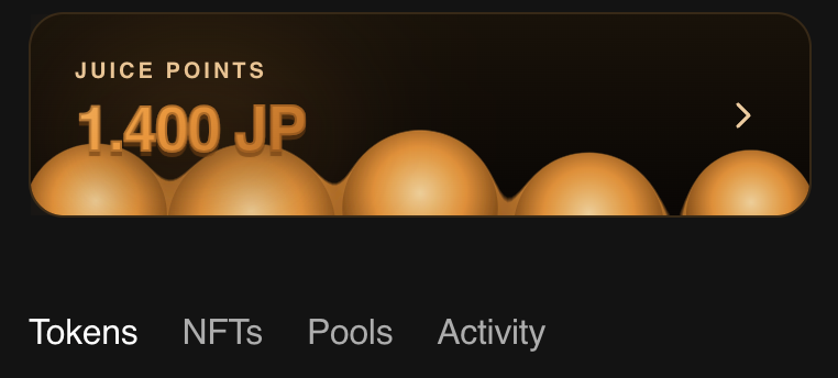 JuiceSwap_com's tweet photo. Gm gm!

anyone need some JUICE POINTs? 🧃

we already see your swaps on chain! 👀 https://t.co/nZZGjQ6zw1
