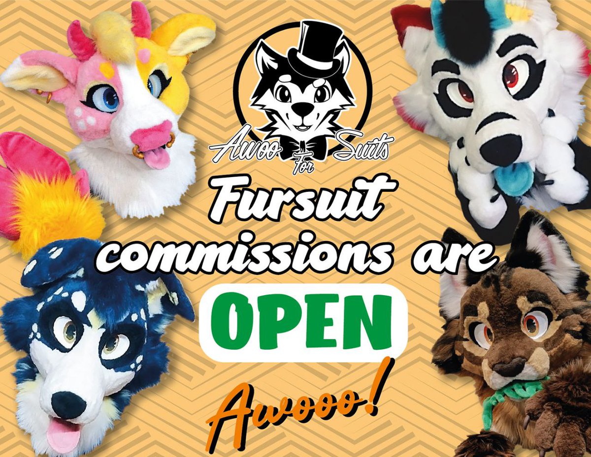 awooforsuits's tweet photo. ✨ COMMISSIONS ARE NOW OPEN❕✨

❤️You MUST read my TOS in our website before apply, and you MUST be 18+ ❤️
Do you want to read more?? Check this:
https://t.co/rQU3yK6fxm

Can't wait to see the new critters joining the family ❤️ https://t.co/h6rxt8zwSM