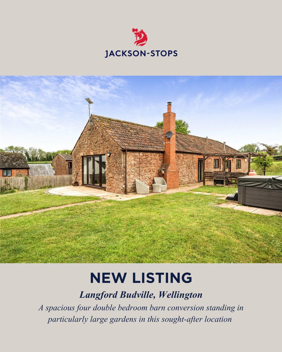 JS_Taunton's tweet photo. New listing
#LangfordBudville, #Wellington, #Somerset
Guide price £675,000

A spacious four double bedroom #barnconversion standing in particularly large gardens in this sought-after location.

https://t.co/RVC3DP1QWW

#wellingtonpropertyforsale #somersetbarnconversion https://t.co/xMybTy1kYr