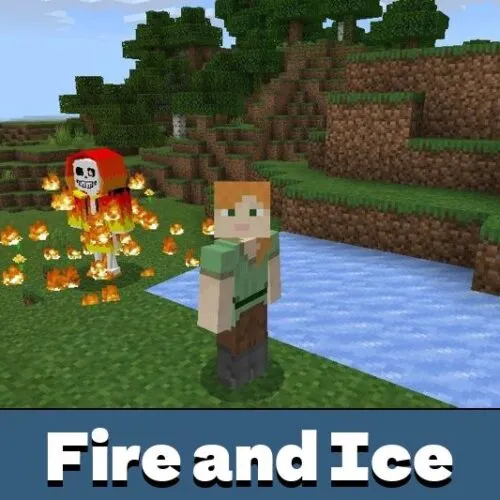 MCPEDL124702's tweet photo. Fight powerful mobs, use transformations, and face dragons with elemental abilities in Fire and Ice Mod for Minecraft PE. https://t.co/EOutGnLDlx https://t.co/8oaD7FCMWe