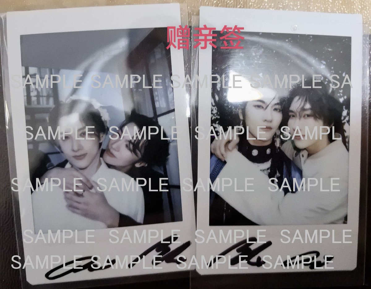 ASTRAL MAGAZINE Boss様,Noeul様カバー サイン入りポラロイドを