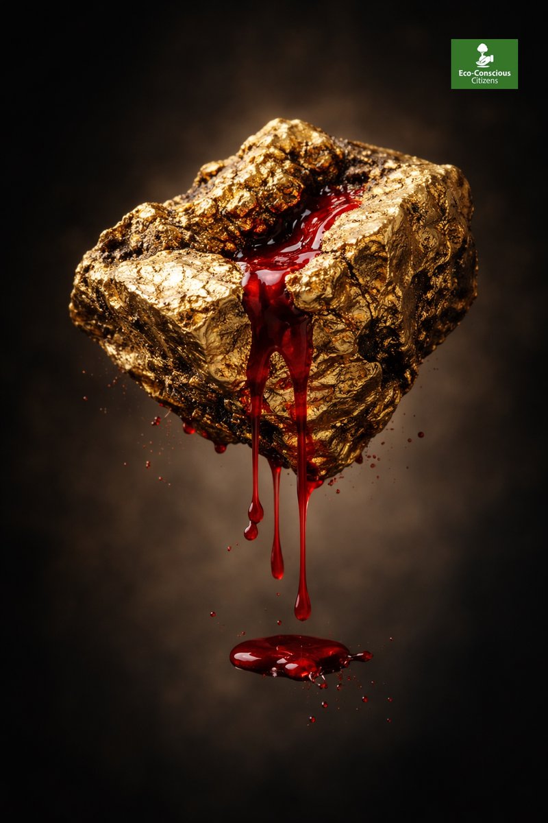 EcoConsciousGH's tweet photo. Has the production of Ghana's gold reached such a state that some can now be described as blood gold? https://t.co/h1SzcV05Vo