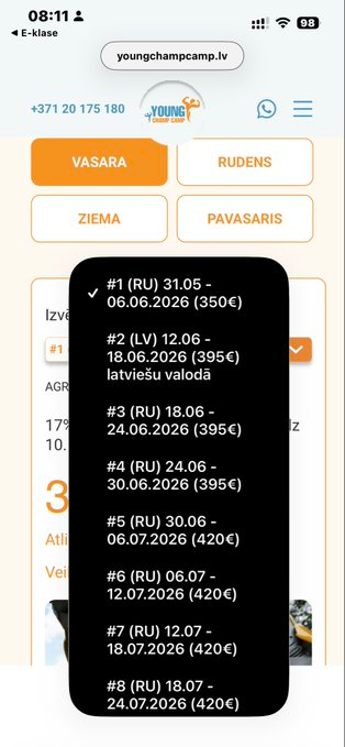 Latvieši! Aizrakstiet SIA "Izglītības sistēmas" info@e-klase.lv un pavaicājiet, kāpēc viņi e-klasē reklamē krievu biznesu - детские лагеря в Латвии
#AtkrieviskoLatviju
