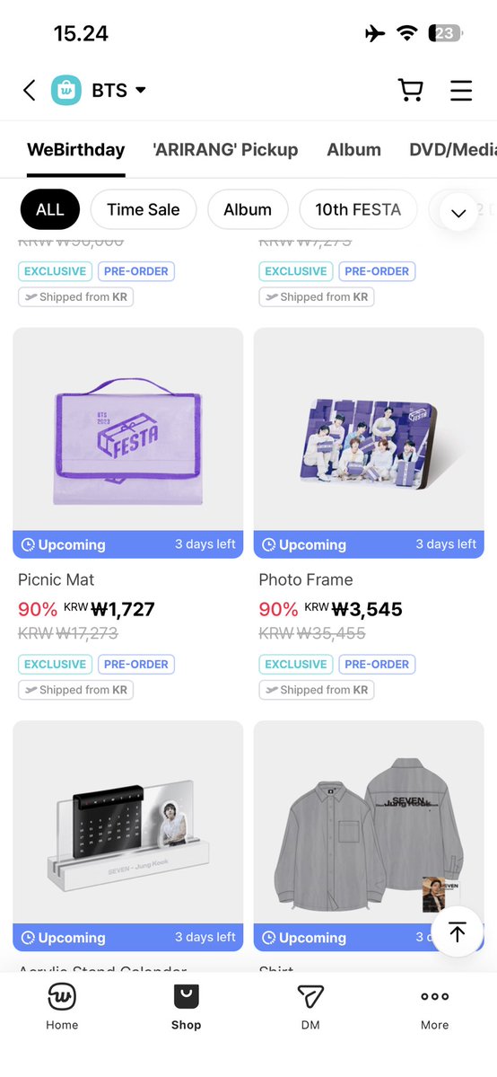 yg picnic mat sampe indo kena brp ya bersih nya?